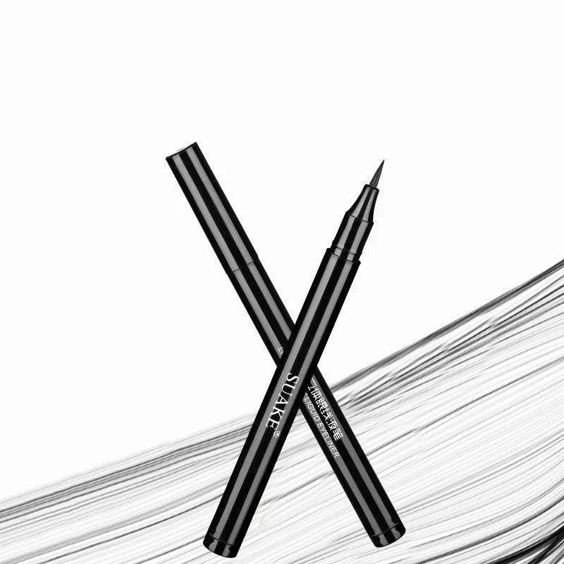 Deep long lasting black liquid eyeliner 1.5g waterproof quick-drying non-leak pen