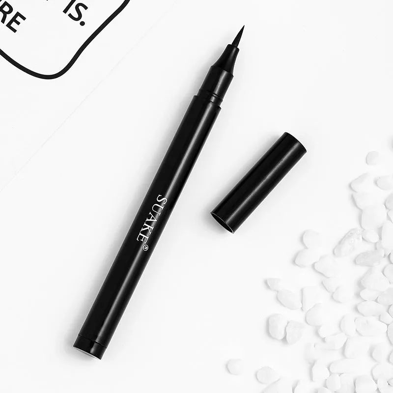 Deep long lasting black liquid eyeliner 1.5g waterproof quick-drying non-leak pen