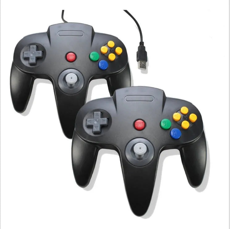 USB N64 computer game controller for PC in multiple colour options