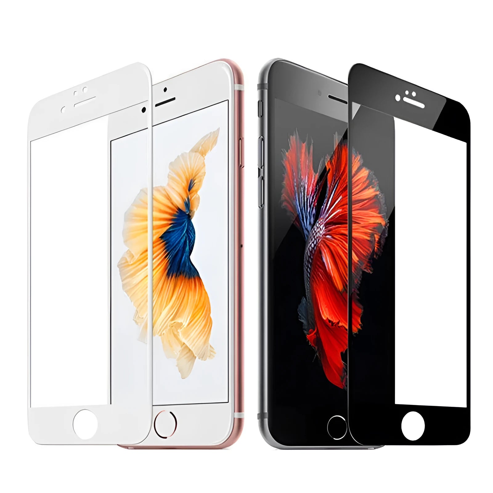 PET front film screen protector for Apple iPhone X in black full screen sanding toughened finish