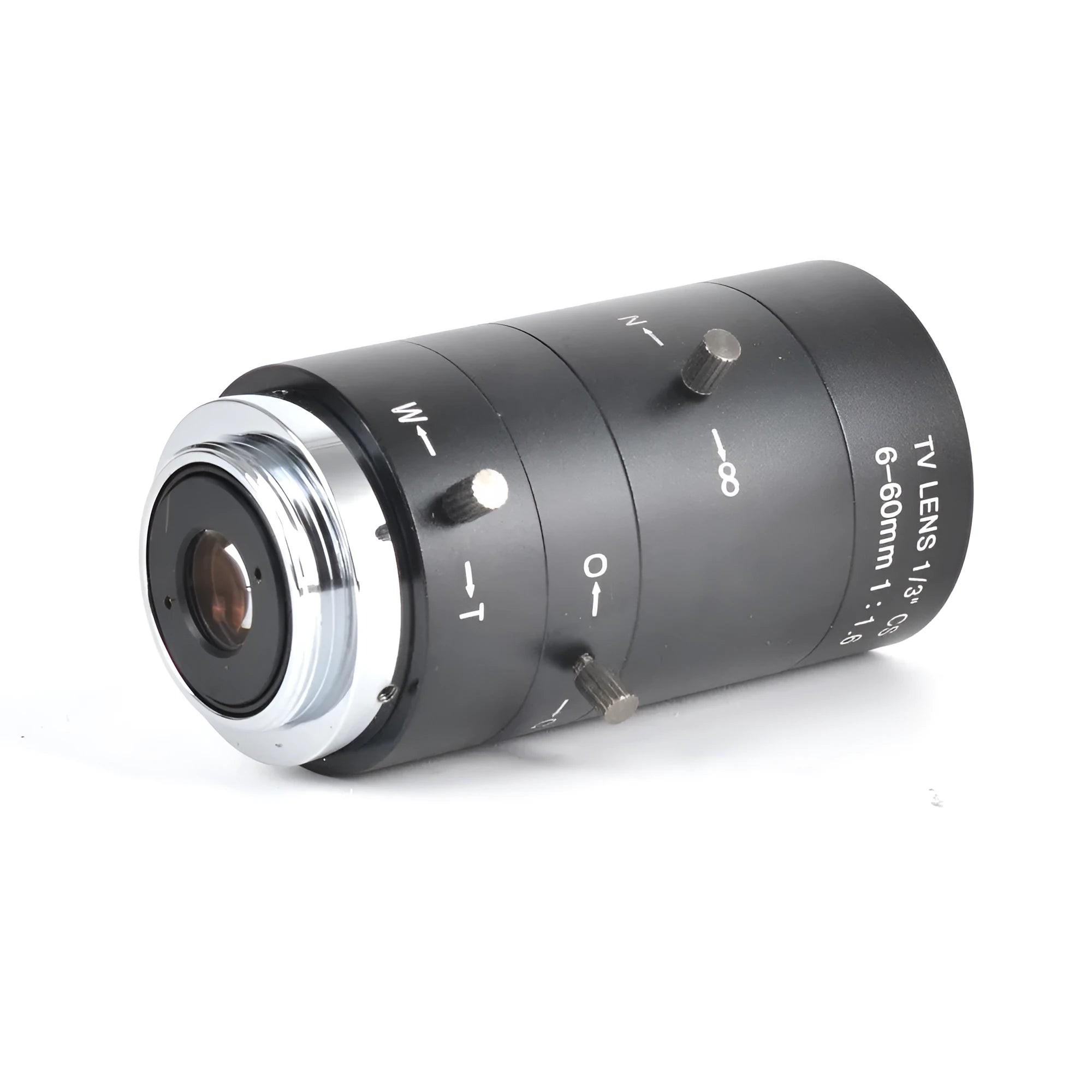 Black manual aperture 6-60mm CS mount camera lens for surveillance cameras