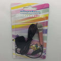 T3 Mini Karaoke Condenser Microphone in blue, gold, red, and silver colours with a 3.5mm plug.