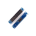 Digital tube display module control module in blue and black shell measuring 82x15x12mm
