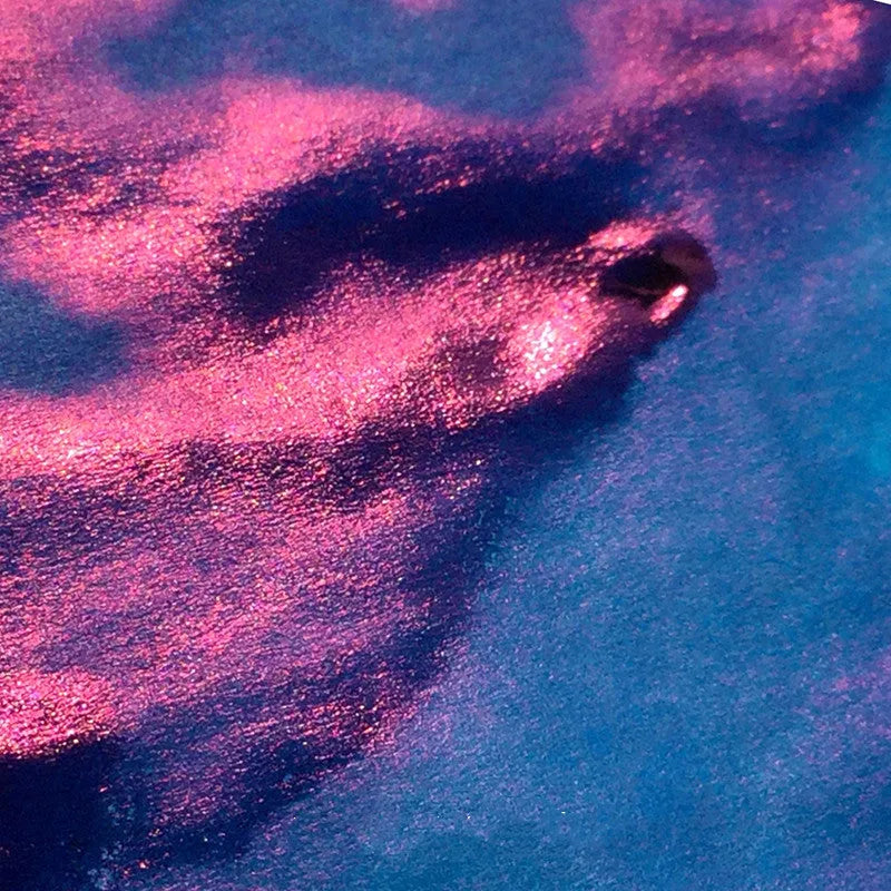 Gold powder gradient sheen ink bottle for fountain pens in red tide or truffle colour options
