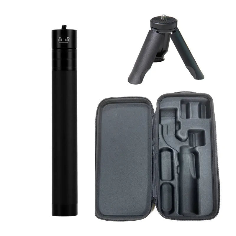 S5B three-axis mobile phone stabilizer with extension rod and tripod accessories