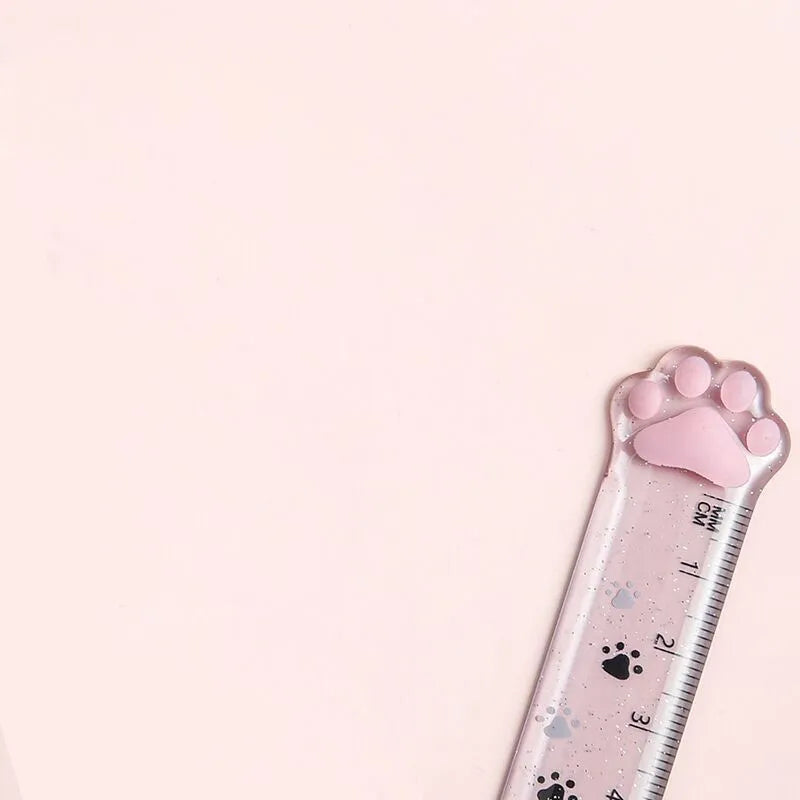 15cm transparent plastic straight ruler with clear scale for school office and drawing lines