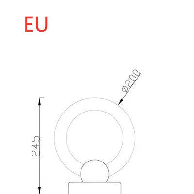 Nordic style circular wooden art chandelier with acrylic shade in 20cm or 30cm diameter options