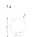 Modern wooden circular chandelier with acrylic shade in a Nordic style