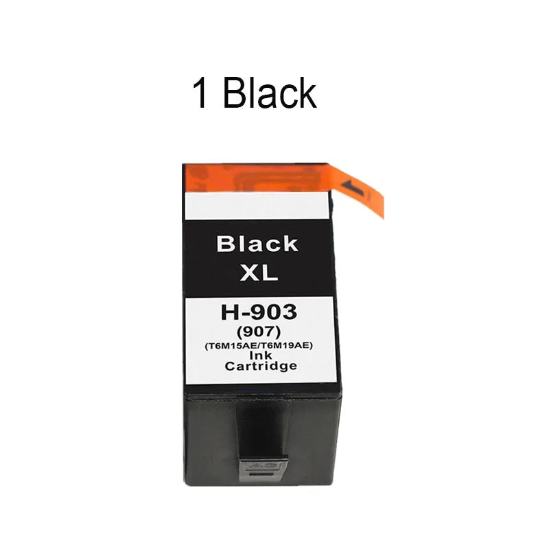 HTL 903XL compatible ink cartridges in black, blue, red and yellow for HP Officejet Pro 6950 and 6960 series printers