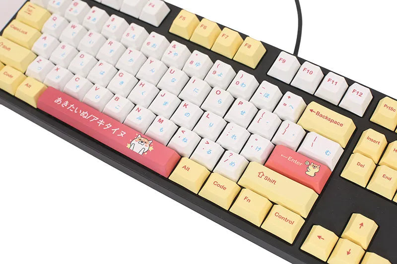 Height Chai Dog key cap set with 128 colourful keys in official standard package