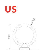 Nordic style circular wooden art chandelier with acrylic shade in 20cm or 30cm diameter options