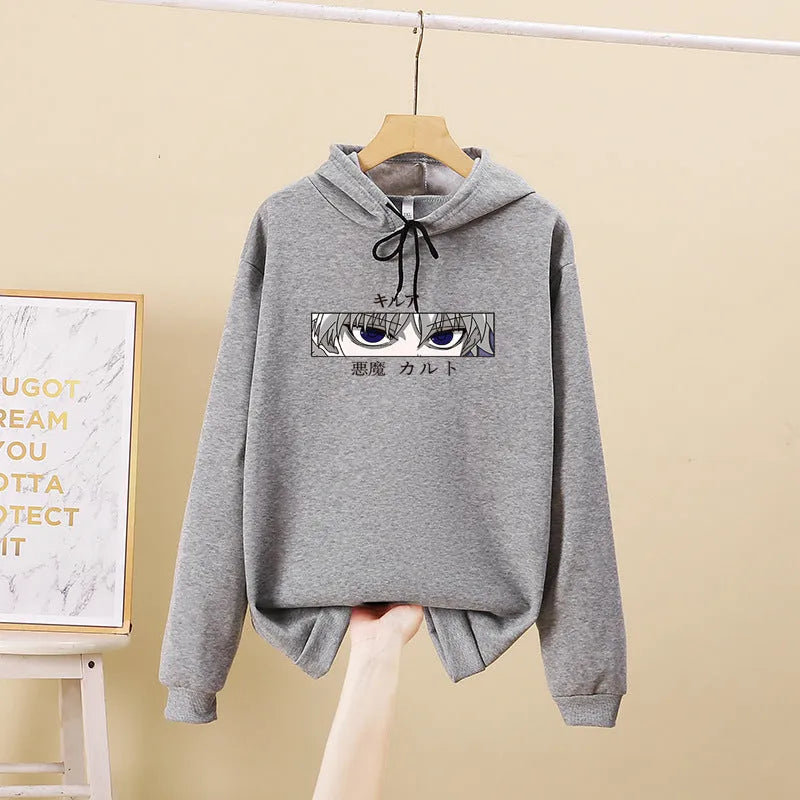 Loose hoodie for women in milk silk fabric, available in black, grey, pink, yellow, sizes S-XXXL