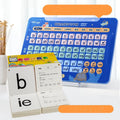 Plastic Chinese audio wall chart with 14 inch display and Pinyin cards for kids aged 2 to 8 years