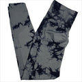 High-waist jacquard yoga leggings for women in blue, with elastic waistband and hip-lifting design