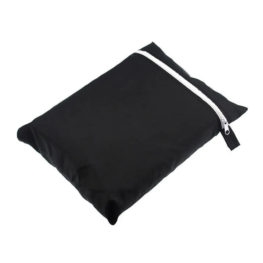 Outdoor patio heater cover in 210D Oxford cloth with PU waterproof coating, 221x61x53cm size