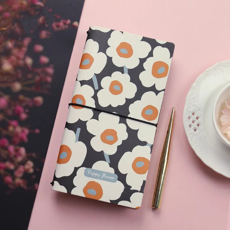TN hand book notebook with soft cover in simple design