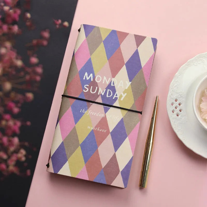 TN hand book notebook with soft cover in simple design