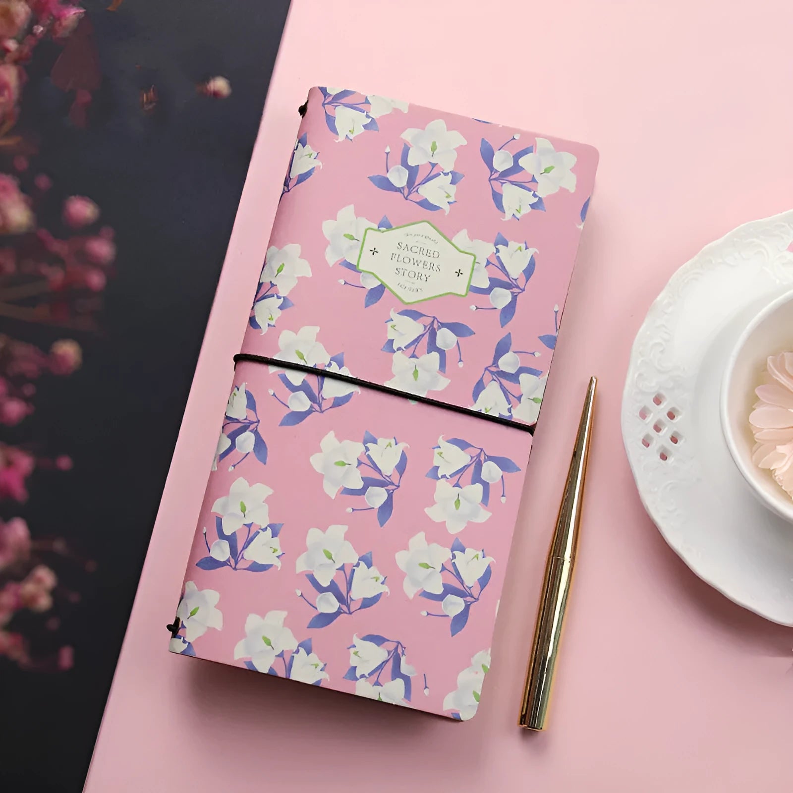 TN hand book notebook with soft cover in simple design