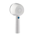 White rechargeable fabric shaver and beater for removing bobbles from jumpers