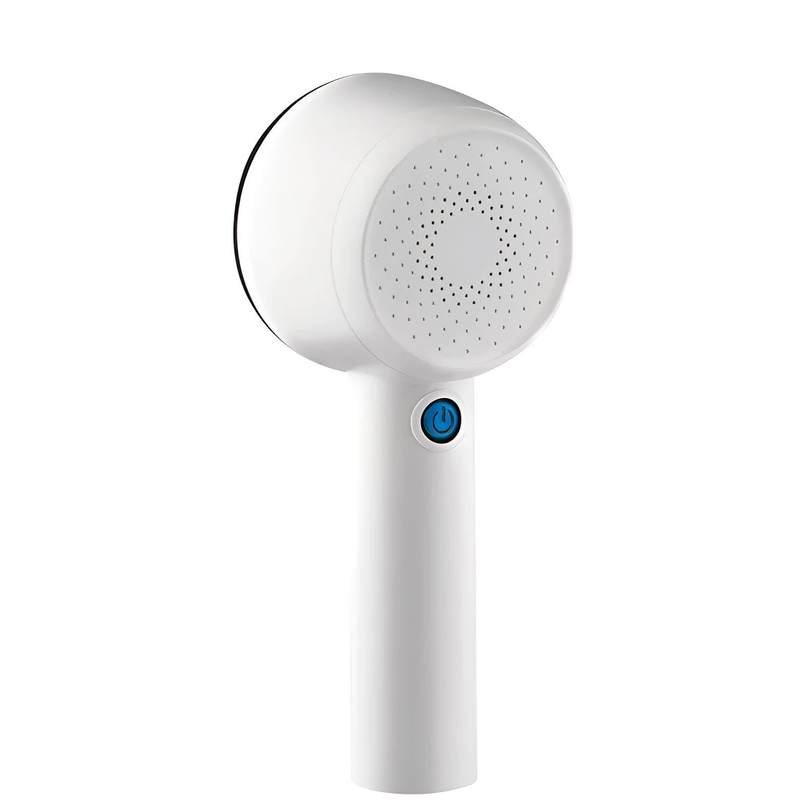 White rechargeable fabric shaver and beater for removing bobbles from jumpers
