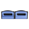 Car seat belt fixing clip in black ABS, 5.5cm length, 4cm width, 1.5cm height