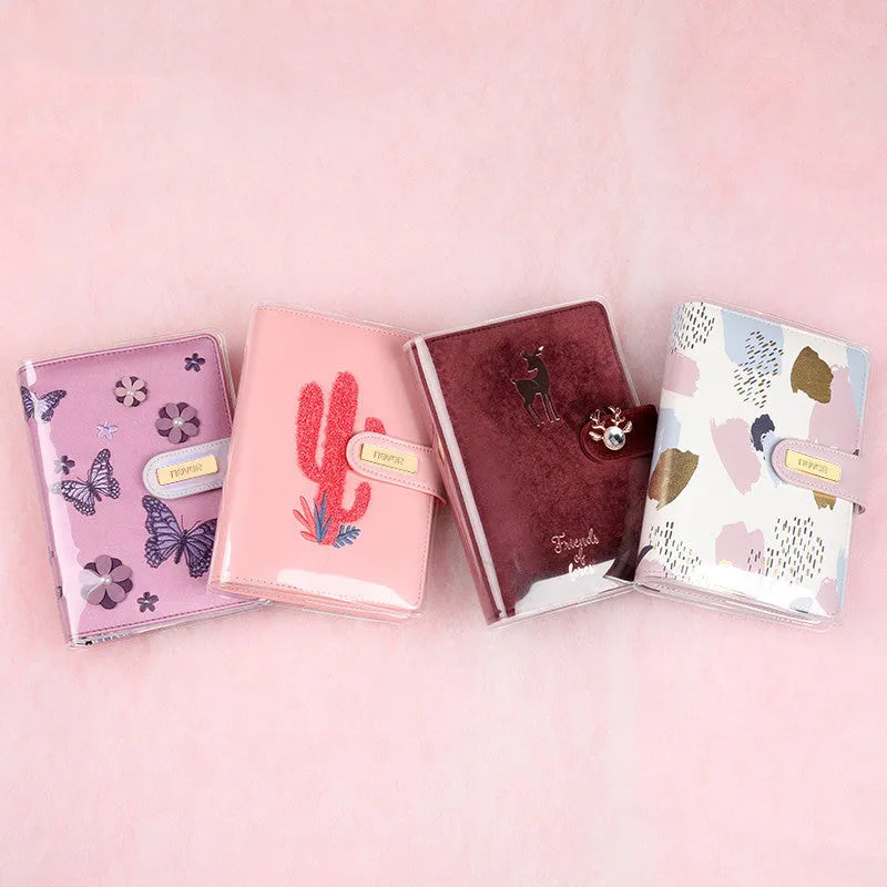 Transparent EVA book jacket for A6 loose-leaf books, 311 x 198mm clear protective cover
