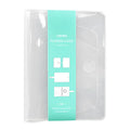 Transparent EVA book jacket for A6 loose-leaf books, 311 x 198mm clear protective cover