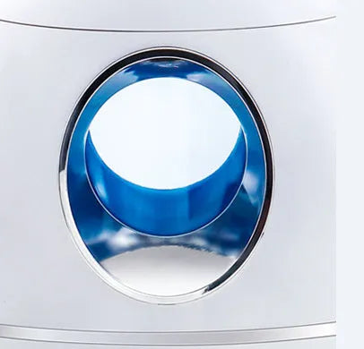 Silent USB-powered round aromatherapy spray humidifier in white colour with 800ml water tank