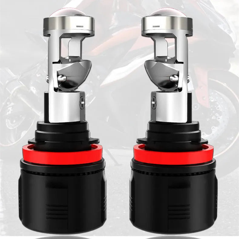 Benali TRK502X Jinpeng 502 motorcycle LED lens headlight bulb Youjia Liangdu T8 series low beam high beam modification accessory