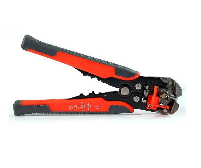 Yellow metal automatic 3-in-1 wire stripper crimping plier tool for electrical work