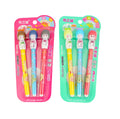 Brandi Japan Doll Gel Pen in black with 0.38mm ink and 152mm total length, 3PCS pack