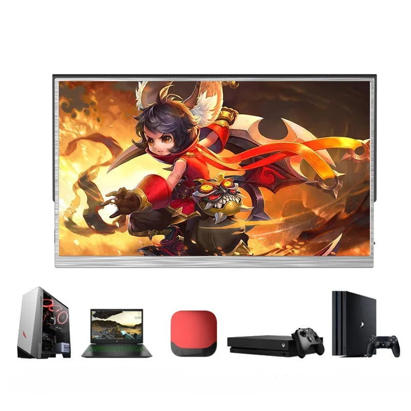 15 inch portable IPS gaming monitor with ultra-thin design and HDMI connectivity