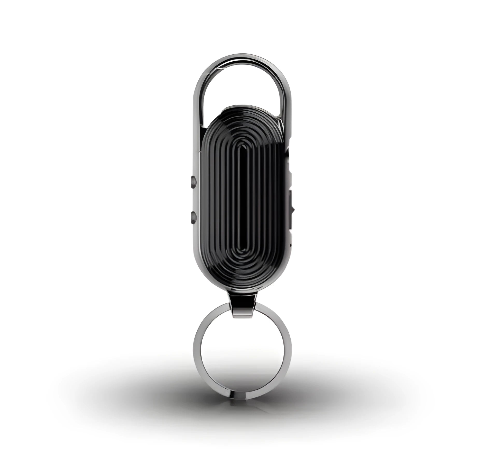 Black portable digital voice recorder with zinc alloy shell and USB connection