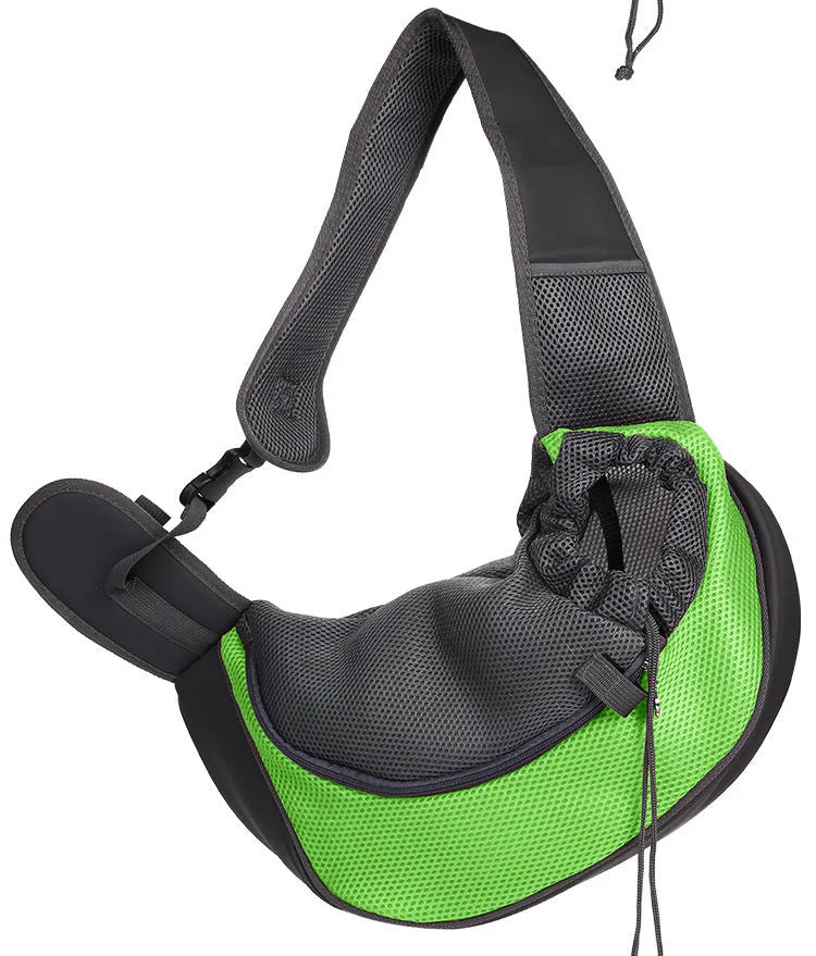 Breathable mesh pet shoulder bag for small dogs and cats up to 12kg in multiple colours