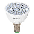 White 9W LED plant growth lamp with 80 beads for indoor potted plants.