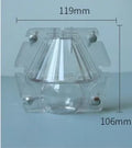 Transparent acrylic small lamp candle mould for homemade scented candles and soaps