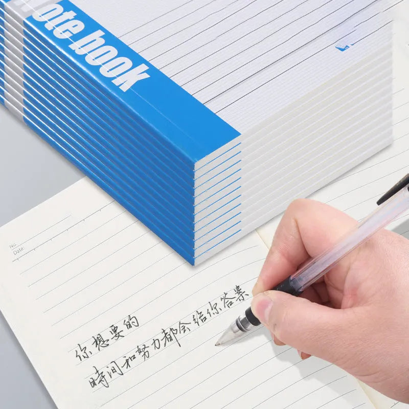Wholesale notebook soft copy diary with striped design, 20-40 sheets, fresh Japanese Korean style