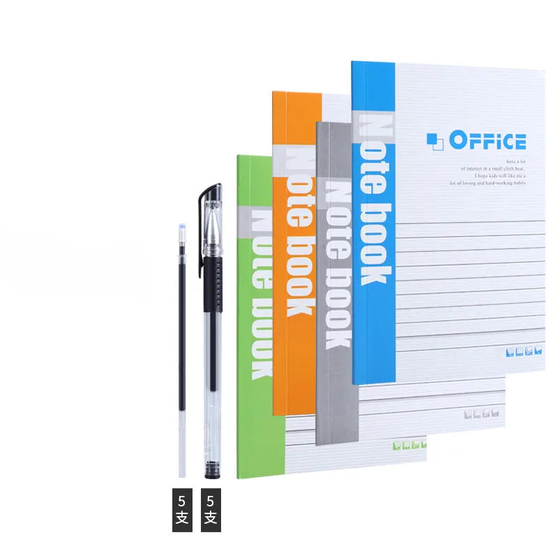 Wholesale notebook soft copy diary with striped design, 20-40 sheets, fresh Japanese Korean style