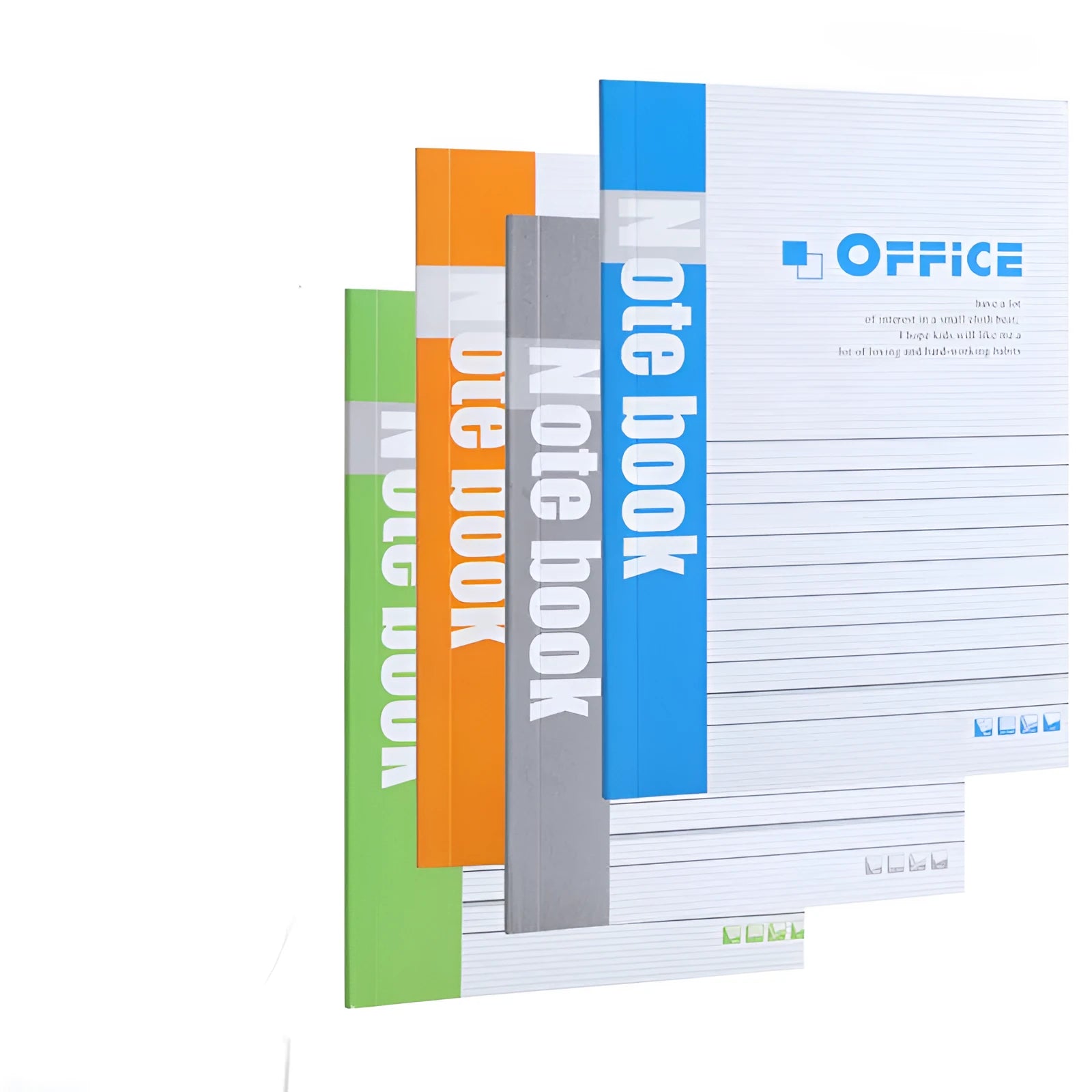 Wholesale notebook soft copy diary with striped design, 20-40 sheets, fresh Japanese Korean style