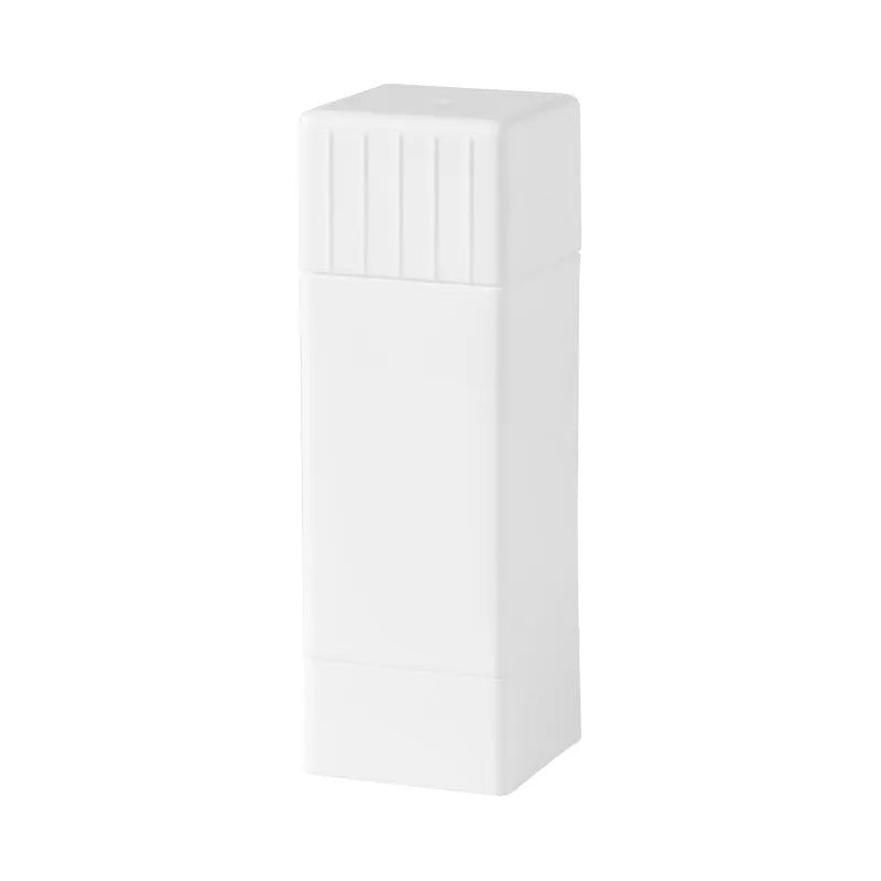 White butter applicator box with 6x6x3cm butter stick, polypropylene storage container for kitchen baking.