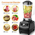Commercial blender with 2200W motor and 2-litre jug in black or red colour
