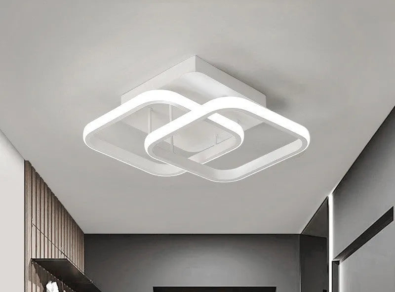 Modern Nordic aisle light in white finish for hallway ceiling installation