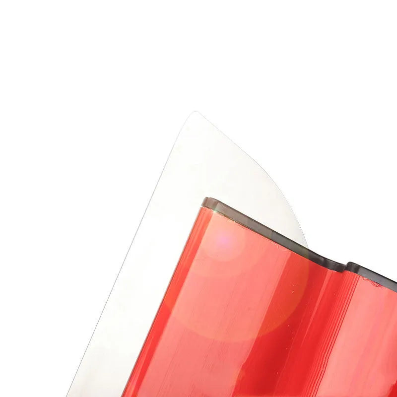 Grey handle leveling scraper tool with a long 40cm steel blade for wall preparation.