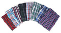 Men's cotton boxer shorts in loose fit, woven style, sizes M-XXXL, 98% cotton