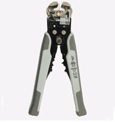 Yellow metal automatic 3-in-1 wire stripper crimping plier tool for electrical work