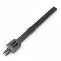 Wuta black leather round hole punch tool with multiple tooth configurations