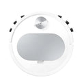 Gold robot vacuum cleaner for home with app and remote control, 35cm compact size