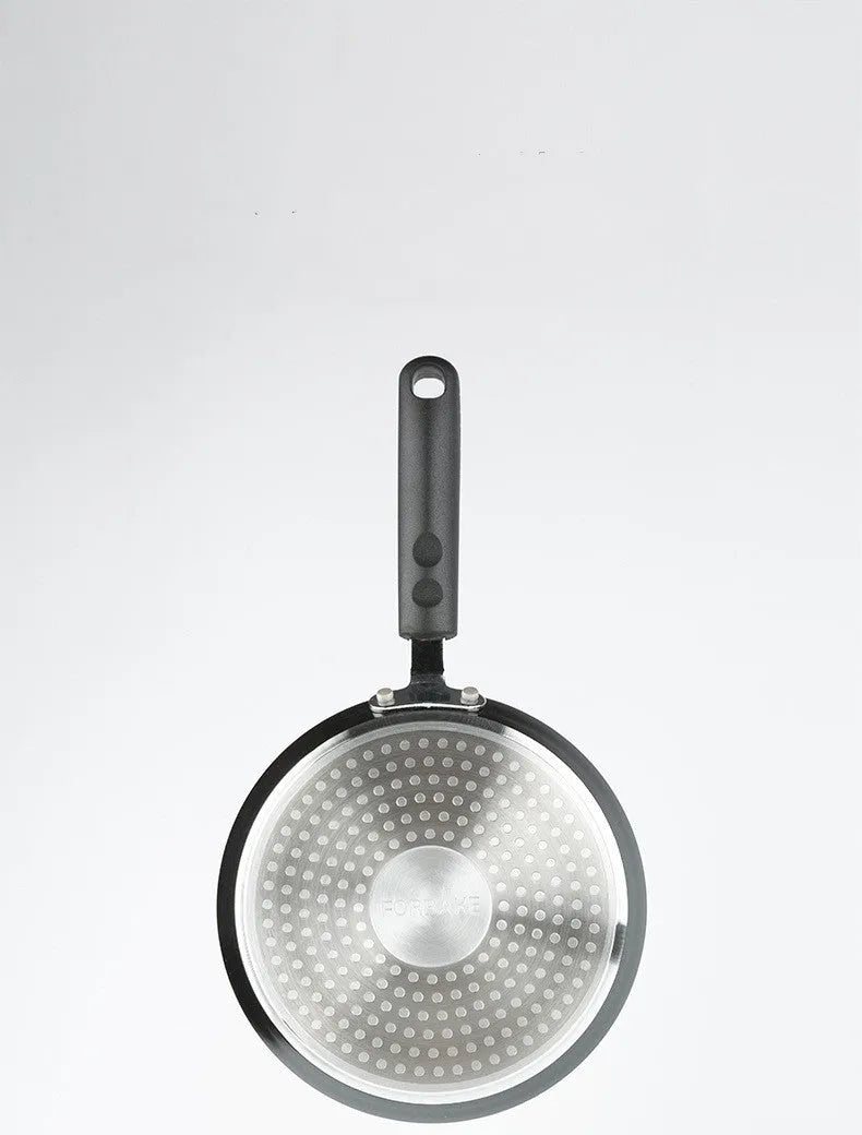 Non-stick pancake pan, aluminium alloy flat-bottom frying pan in 18cm or 22cm for making pancake skins
