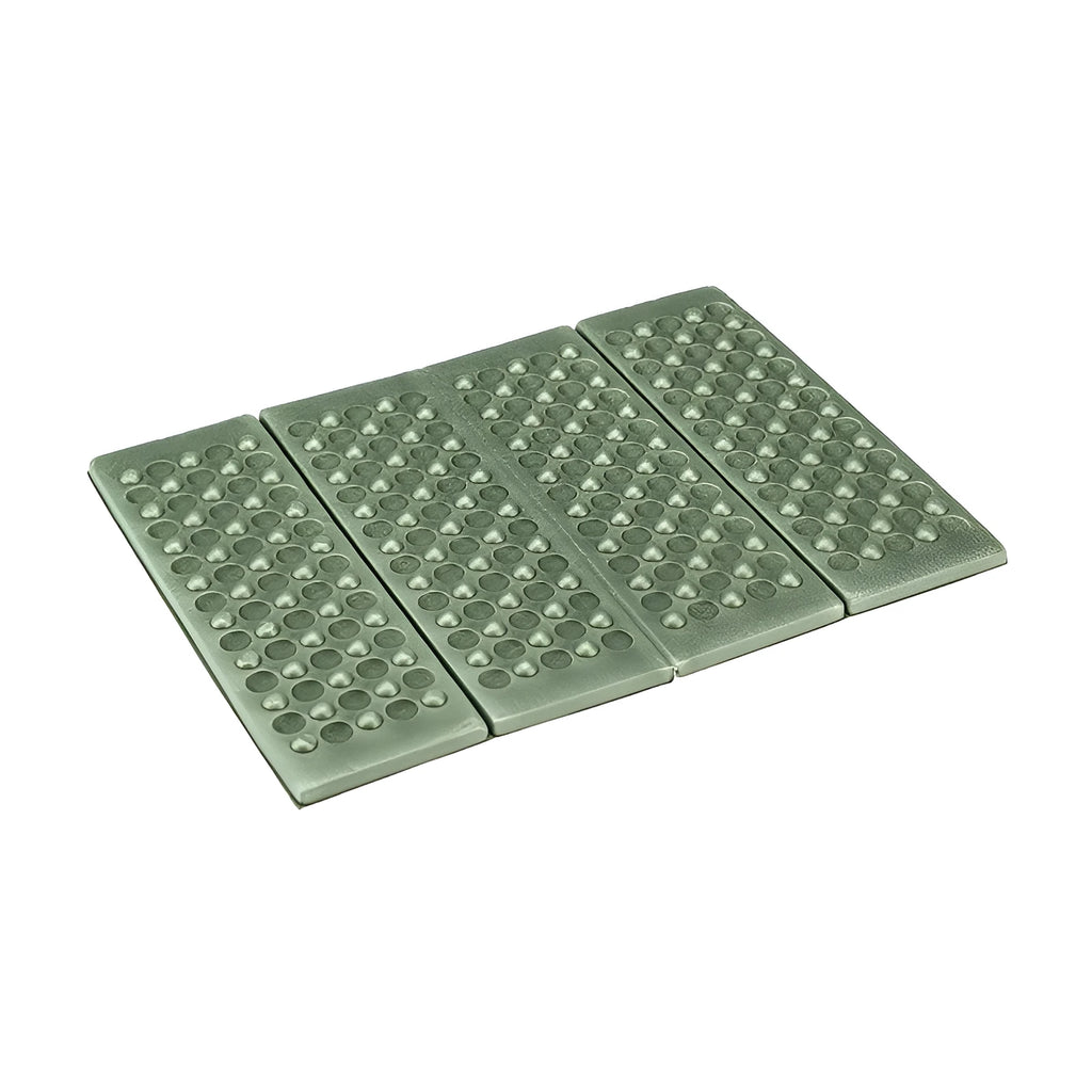 Folding moisture-proof mat for camping and picnics, single size, in army green