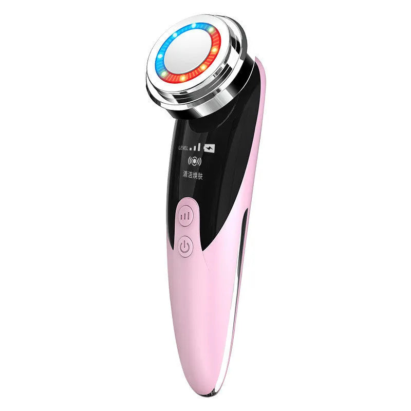 Beauty Importer skin rejuvenation device facial massage cleaner in Green Pink White with USB charging